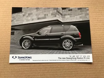 SsangYong Rexton R-Line Launch Press Photograph | eBay UK