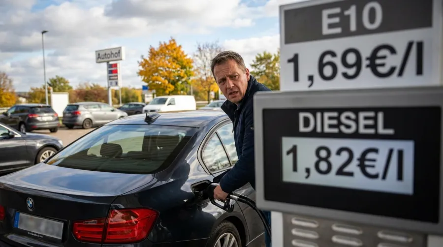 Spritpreise im Sinkflug: Warum Dieselfahrer trotzdem draufzahlen – und der 13-Cent-Trick