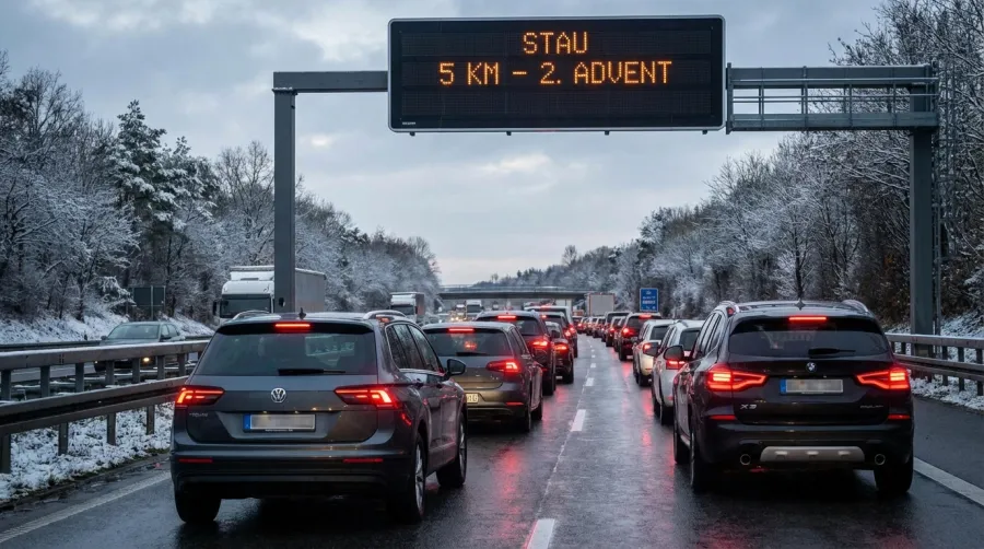Stau-Alarm am 2. Advent – hier droht das größte Chaos