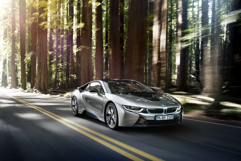 The BMW i8.