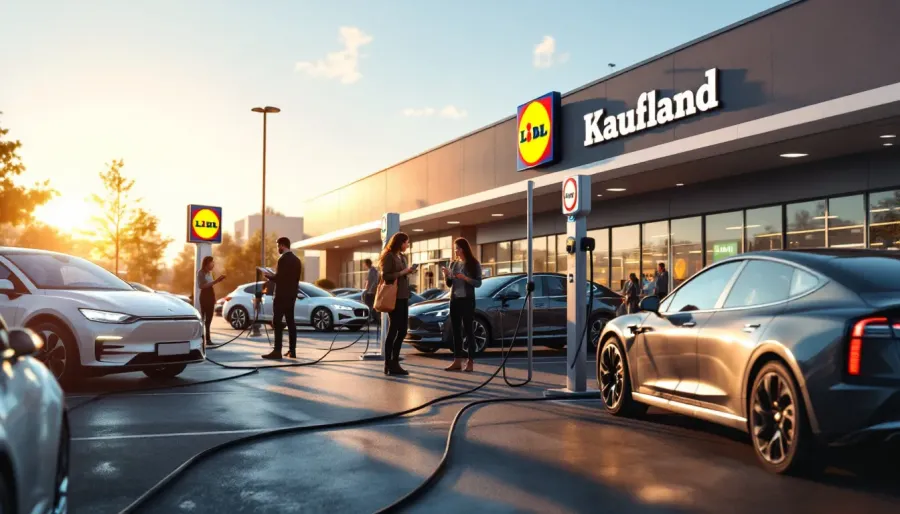 Preiskampf an der Ladesäule: Discounter machen E-Mobilität günstiger
