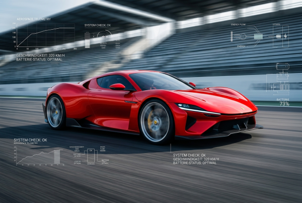 Zu schnell fürs Gehirn: Warum Ferrari für sein erstes Elektroauto die NASA zu Hilfe rief