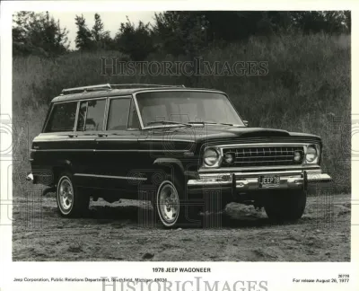 1977 Press Photo New 1978 Jeep Wagoneer 4 Door - lrx55693 | eBay