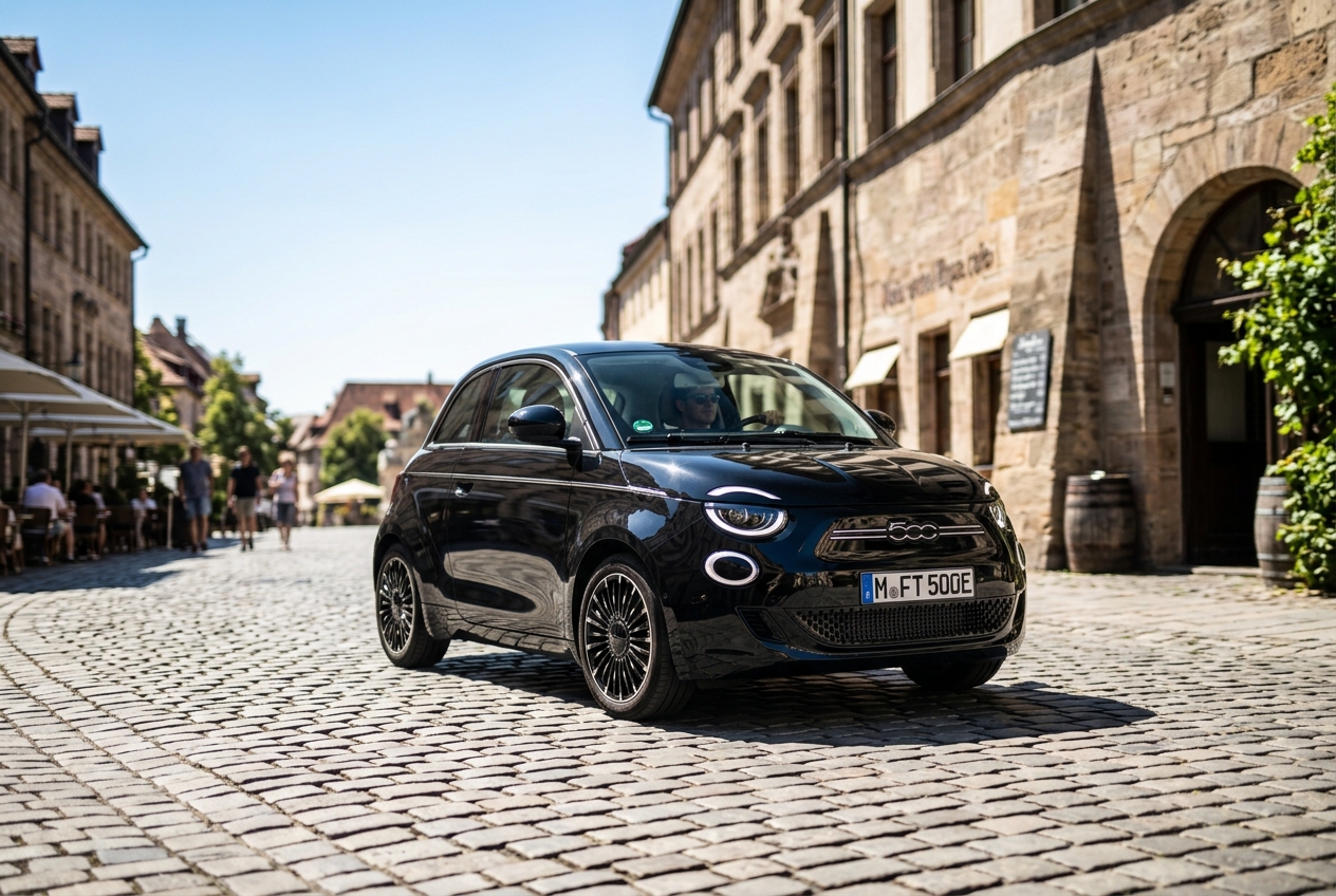 Spannende Fiat 500 E Abo Bild