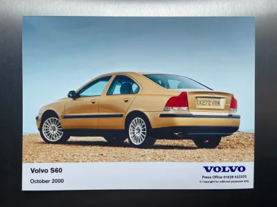 Original Volvo S60 Press Photo - rear. Free P&P | eBay UK