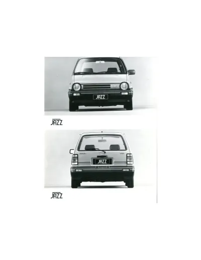 1985 HONDA JAZZ PRESS PHOTO