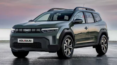 Neuer Dacia Duster (2024) nach Erlkönigfotos im Rendering