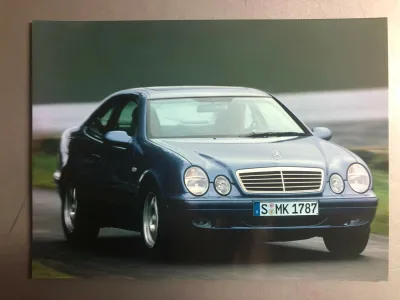 1997 Mercedes-Benz CLK Coupe Press Photo Foto RARE!! Awesome L@@K | eBay