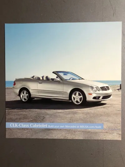 2005 Mercedes-Benz CLK-Class Cabriolet Press Photo Foto RARE!! Awesome L@@K  | eBay