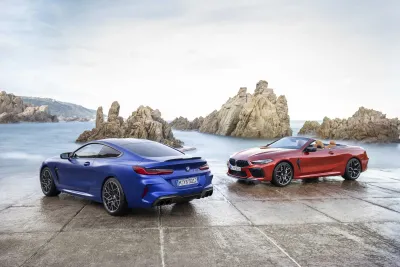 The new BMW M8 Coupe and BMW M8 Competition Coupe. The new BMW M8  Convertible and BMW M8 Competition Convertible.
