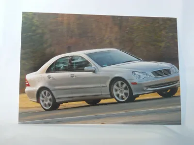 Mercedes-Benz C-Klasse W203 C320 Sport von 2003 - Pressefoto press pho – car -brochure