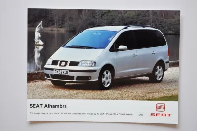 Car Press Photo - 2003 SEAT Alhambra - Front / Side View | eBay