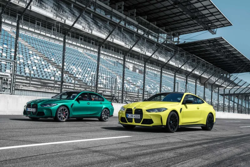 The new BMW M3 Sedan and BMW M3 Competition Sedan. The new BMW M4 Coupé and BMW M4 Competition Coupé.